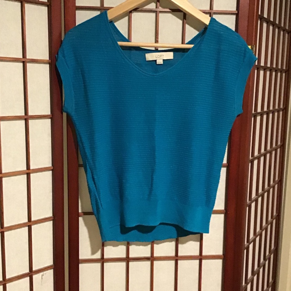 LOFT Short-Sleeve Lightweight Sweater Sz. XS